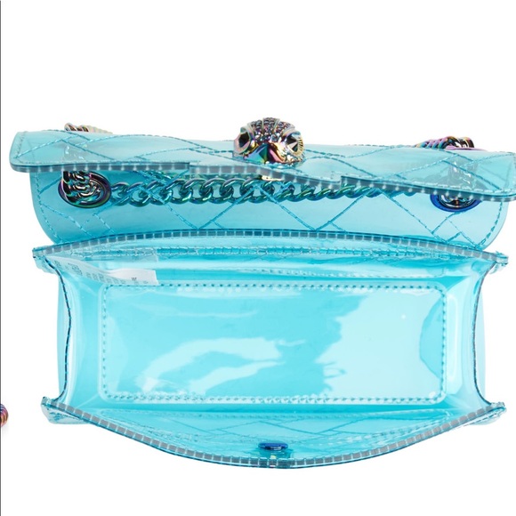 Transparent Blue Iridescent Chain Strap Bag NWT - Picture 4 of 7